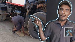 Tata truck engine oil change  #oil #engine