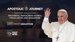 Apostolic Journey to Singapore | Day 2 | Papal Mass | Live | Shalom World News