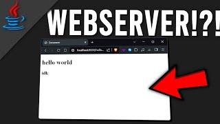 WEBSERVER in JAVA | (simple & easy)