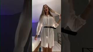 Sheer dress Tik Tok challenge #trending #tiktok #dress #bigbank #transparent