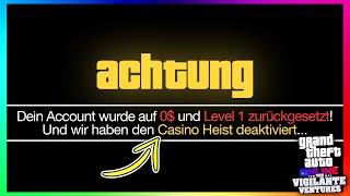 Achtung! Dein GTA Online Account ist in Gefahr & Rockstar deaktiviert Casino Heist! | GTA 5 News