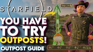 OUTPOSTS ARE OP In Starfield - Starfield Ultimate Outpost Guide, Tips | Cargo Links, Extractors, etc