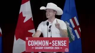 Pierre Poilievre rips NDP-Liberals on gun bans and ‘buybacks’ at Calgary Stampede 2024