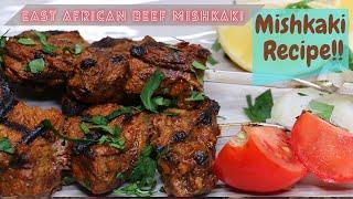 Mishkaki Recipe / East African Beef Skewers / How To Make Mishkaki / Tanzanian BBQ Skewers