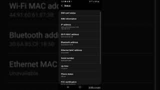 How to find phone wifi mac address?