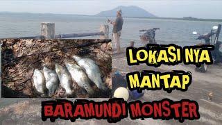 MANCING DI SARANG   BARAMUNDI KAKAP PUTIH MONSTER