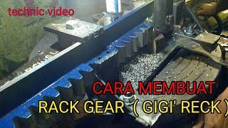 CARA MEMBUAT RACK GEAR ( GIGI' Reck )