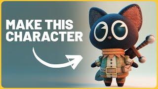 3D Cat - Blender Character Modeling for Beginners | Real-Time Tutorial