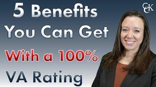 5 Benefits You Can Get With a 100% VA Disability Rating