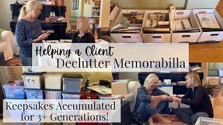 Decluttering Memorabilia - How a Professional Organizer Guides a Client Through the Process