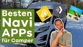 Wohnmobil Navigation App - die besten Navis für Camper