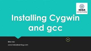 Programming fundamentals with C Language - Part 1 - Installing Cygwin and gcc