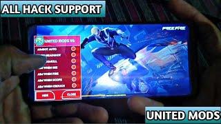 All Hack Support With Free Fire  United Mods Hack ||