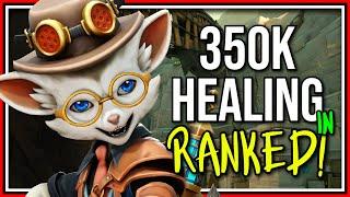 INSANE Pip CARRY! - 350,000 HEALING in RANKED! (Paladins)