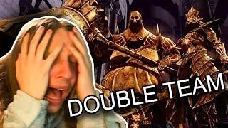 Dark Souls NOOB Fights Ornstein & Smough for the FIRST TIME