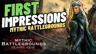 Mythic Battlegrounds: Demonic Siege First Impressions | Turn-Based Strategy Showdown