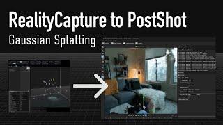 RealityCapture to Gaussian Splatting using PostShot
