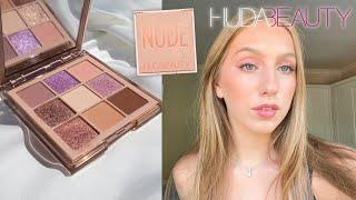 Huda Beauty Nude Light Obsessions Eyeshadow Palette  | Review + Tutorial