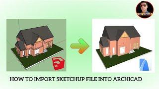 | Archicad Tutorial | - | Import Sketchup 3D Model in Archicad | Archicad tutorial 2022 | rkvideo1 |