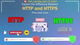 "HTTP vs HTTPS - What's the Difference?" | HTTP and HTTPS Explained Simply , Networking tutorial