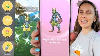 The BEST Fighting Pokémon is here! (Mega Lucario Raid Day)