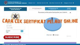 Cara Cek Sertifikat Pelaut Online #pelaut #pelautindonesia #sertifikat