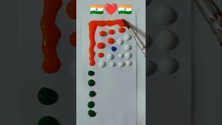 National flag/india ️ flag colour mixing #trending #shorts #national #flag #independence #video