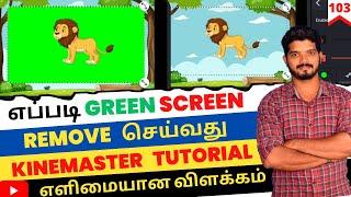 How To Remove Green Screen | Kinemaster Green Screen Video Editing Tamil | Change Video Background