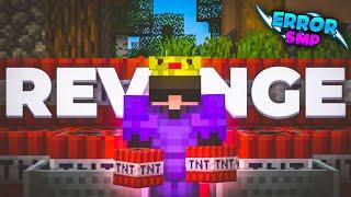 Using TNT minecart to get revenge on my enemies in ErroR SMP ( Season 2 - Ep 2 )