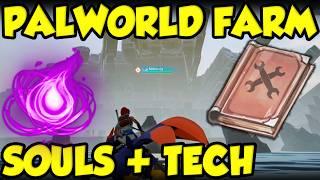 PALWORLD PAL SOUL FARMING AND PALWORLD TECHNOLOGY POINT GUIDE! Best Palworld Chest Locations