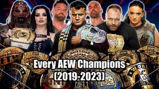 Every AEW Champions (2019-2023)