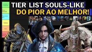 TIER LIST DOS JOGOS SOULSLIKE - MAIS DE 20 JOGOS, DO PIOR AO MELHOR SOULS!!  MINHA OPINIÃO.