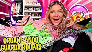 DIY: ARRUMANDO MEU GUARDA ROUPA dicas de organização