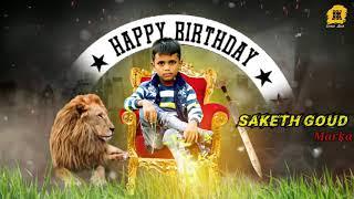 Saketh goud.Marka birthday