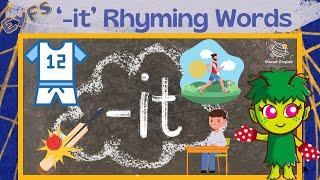 '-IT' Rhyming Words for Kindergarten | EYFS