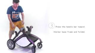 HOT MOM  Baby Stroller folding operation video 1