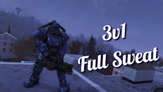 Going Sweaty in a 3v1 |Fallout 76 PVP|