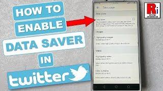 How To Enable Data Saver In Twitter