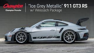 Porsche 911 GT3 RS (992) w/ Weissach Package in Ice Grey Metallic