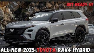 New Design 2025 Toyota RAV4 Hybrid: Exclusive First Look!