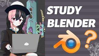 【STUDY BLENDER】HELP ... !【Moe Bun】#Blender #blender3d