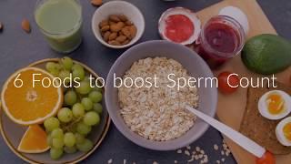 Food vs Sperm count. Few food tips to increase the sperm count