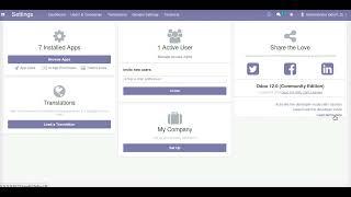Load Demo Data After Creating DB In Odoo12