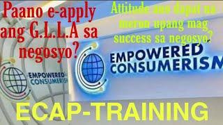 ECAP-2 Good Learning and Listening Attitude G. L. L. A. Gaano kahalaga sa Negosyo?