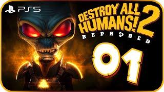 Destroy All Humans! 2 Reprobed Walkthrough Part 1 (PS5) No Commentary