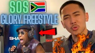 SOS (Big Xhosa) - Glory Freestyle (Sway In The Morning) AMERICAN REACTION! South African Rap 