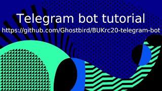 Python Telegram bot tutorial