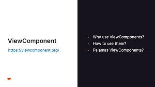 ViewComponent 101 and discussion