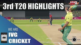 Final South Africa vs England 3rd T20 Highlights 2020 - Cricket 19 Gameplay !