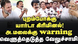 IPS படிச்சிருக்க அறிவில்லையா? அ.மலையை புரட்டி எடுத்த வேலுச்சாமி! Trichy Velusamy | Annamalai | Bjp